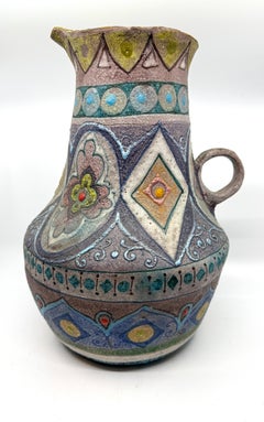 Vintage Lava Volcanic Glaze Italian Pottery