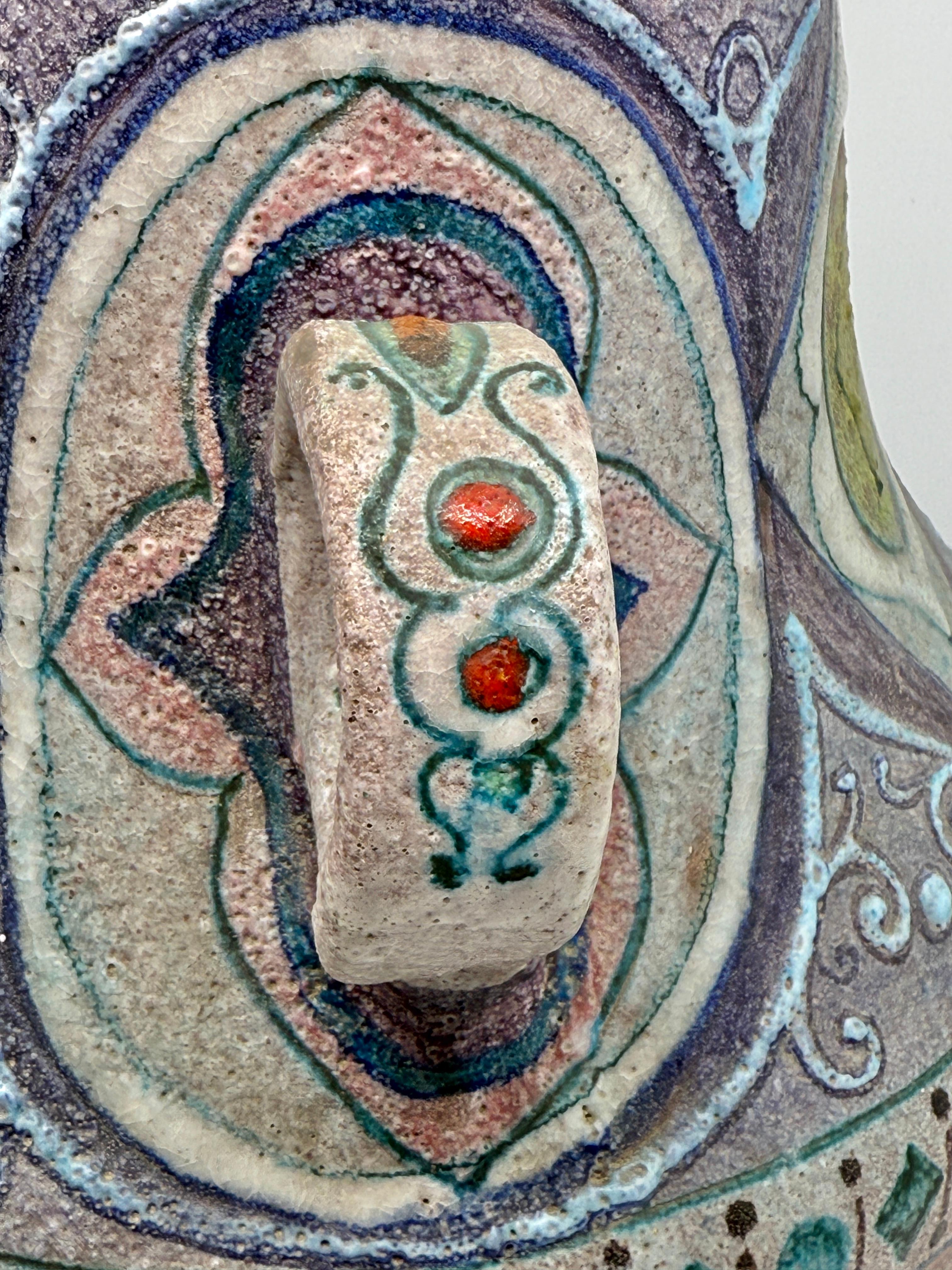Cerámica Italiana Esmalte Volcánico Lava Vintage siglo XX en venta