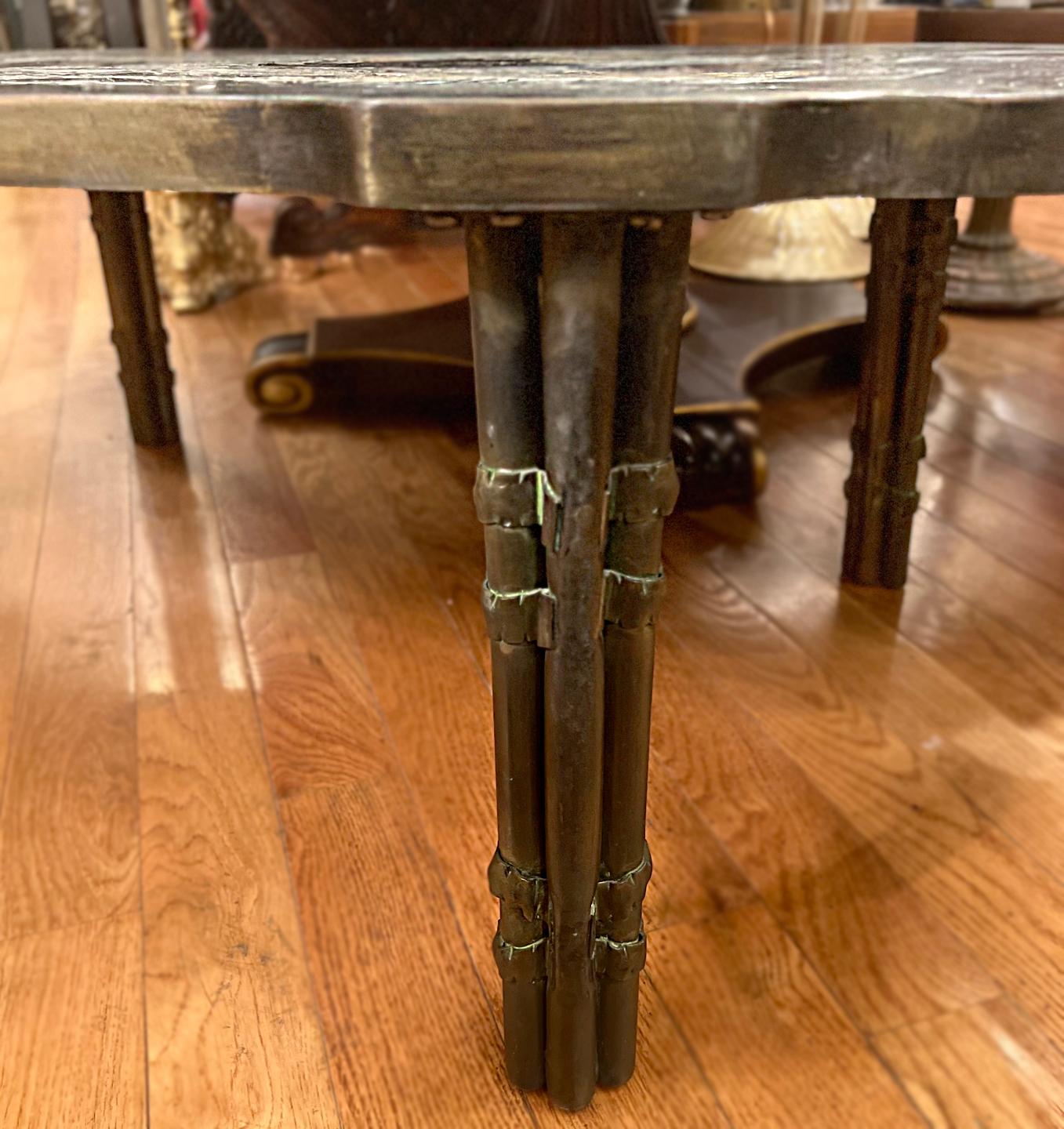 Vintage La Vervne Coffee Table In Good Condition For Sale In New York, NY