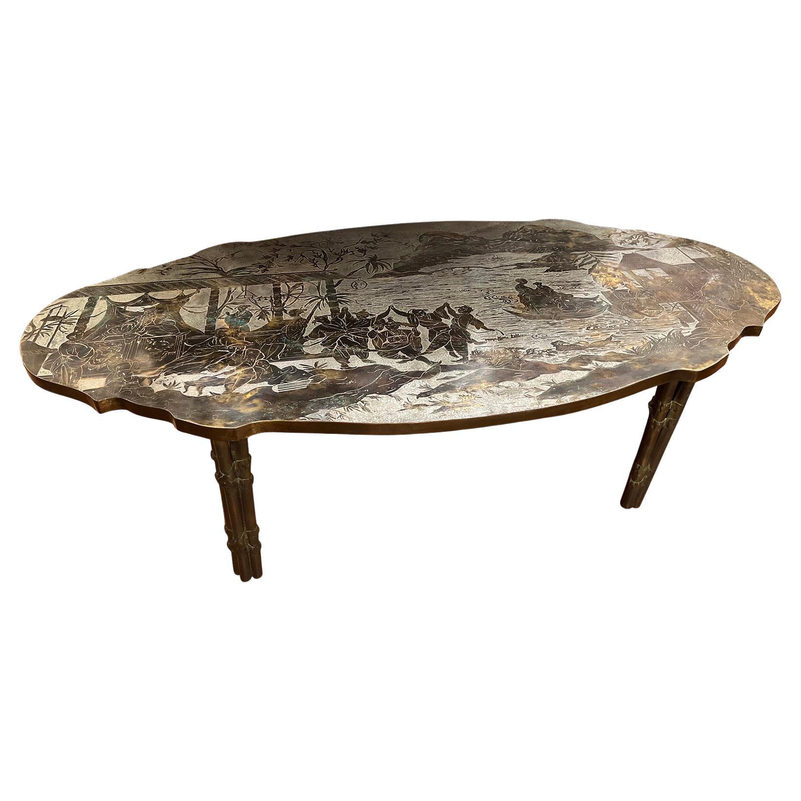 Vintage La Vervne Coffee Table For Sale