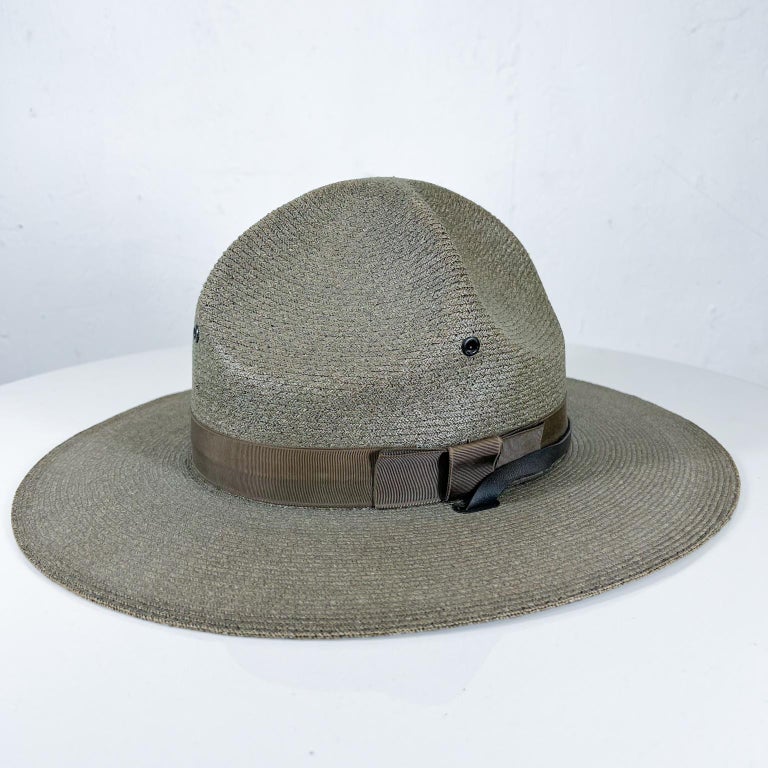 Vintage Law Man Hat Milan Campaign Classic Sheriff Ranger Officer For ...