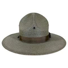 Vintage Law Man Hat Milan Campaign Classic Sheriff Ranger Officer