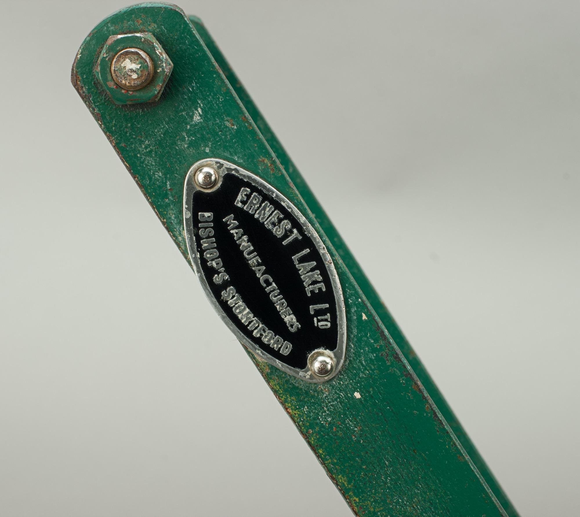 Metal Vintage Lawn Tennis Line Marker by Ernest Lake, Bishop's Stortford