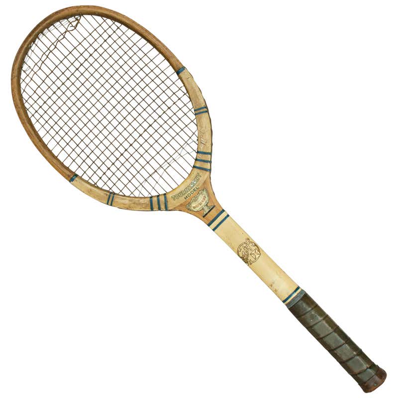 Vintage Lawn Tennis Racket by F. H. Ayres, Tournament Davis Cup at ...