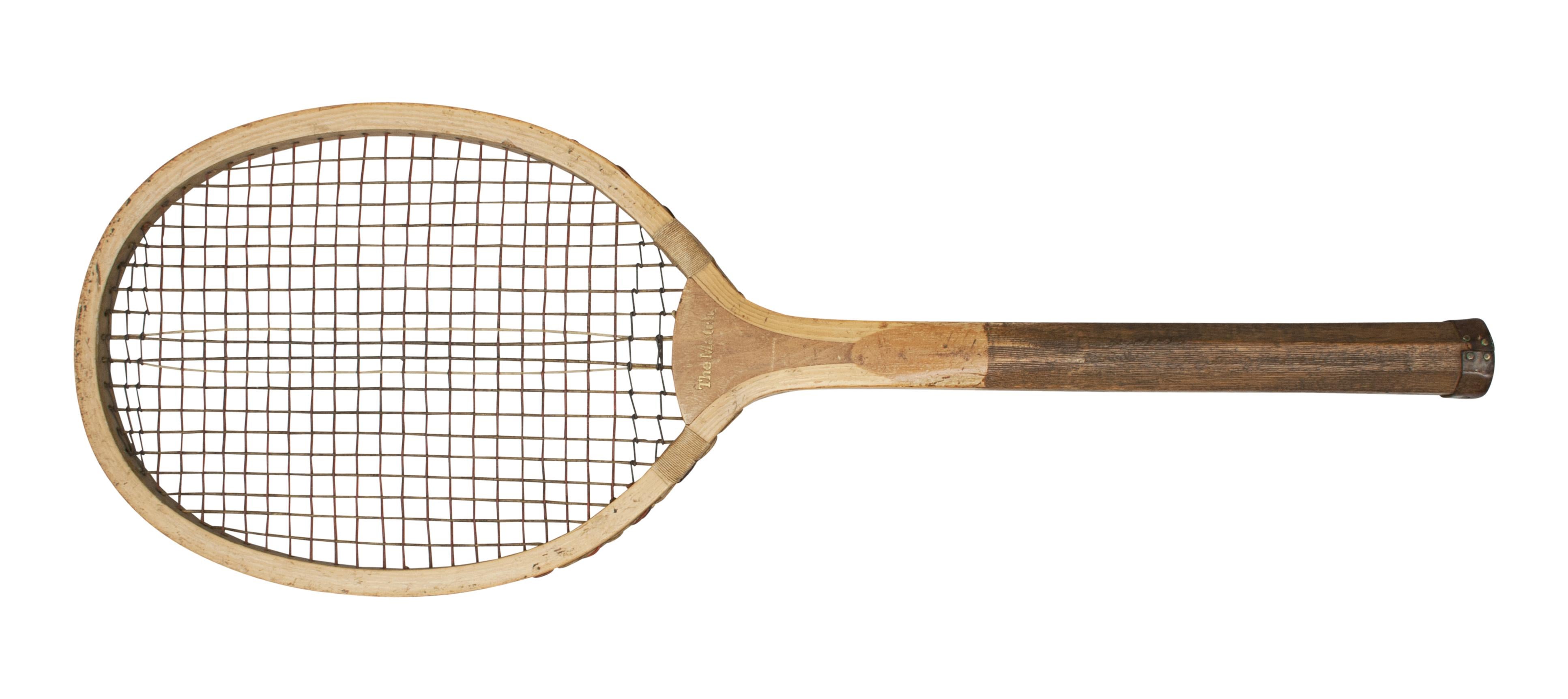 Antique lawn tennis racket, 