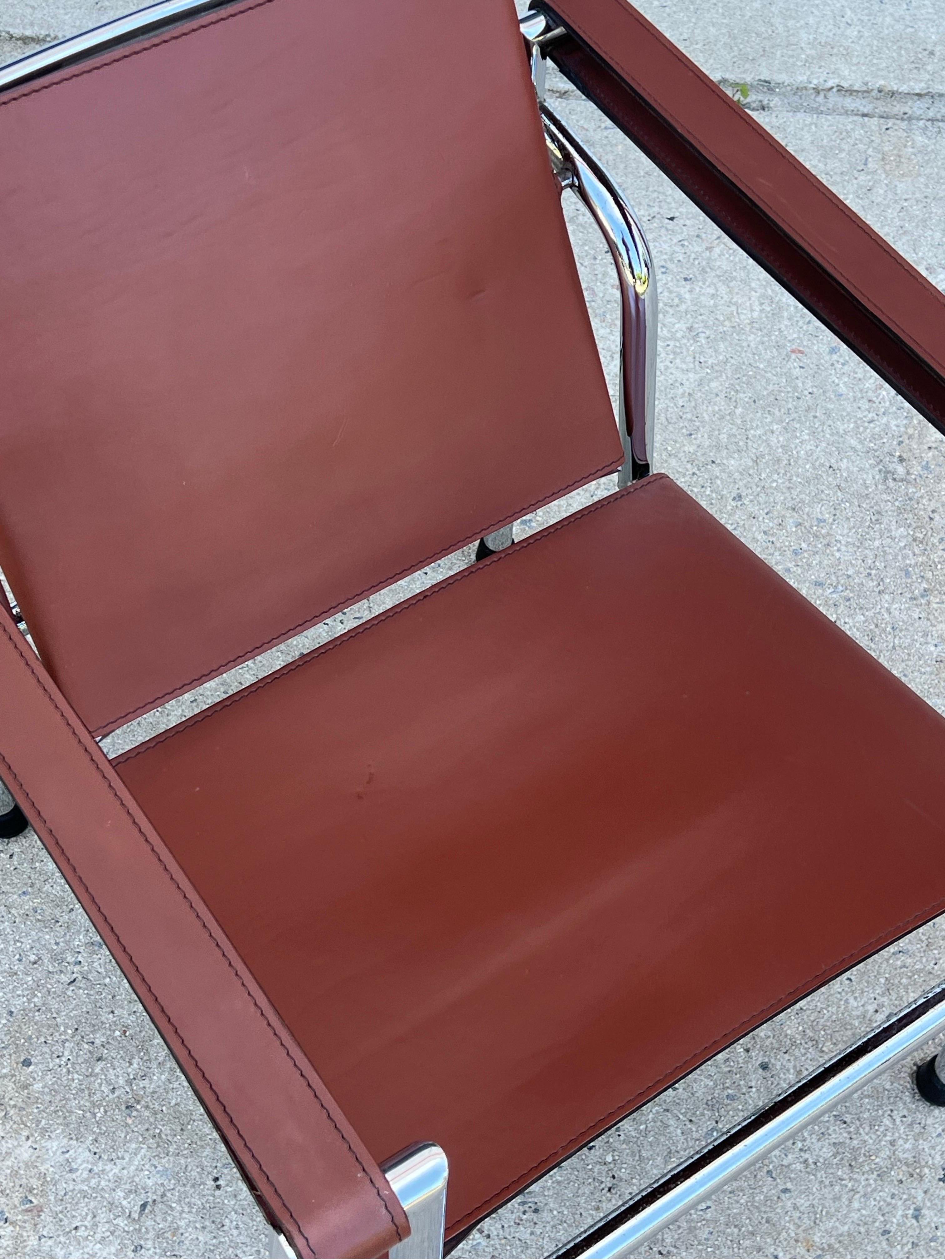 Vintage Lc1 Armchairs by Le Corbusier - a Pair For Sale 8