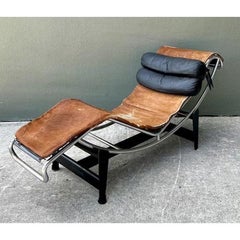 Vintage Lc2 Chaise Lounge nach Corbusier