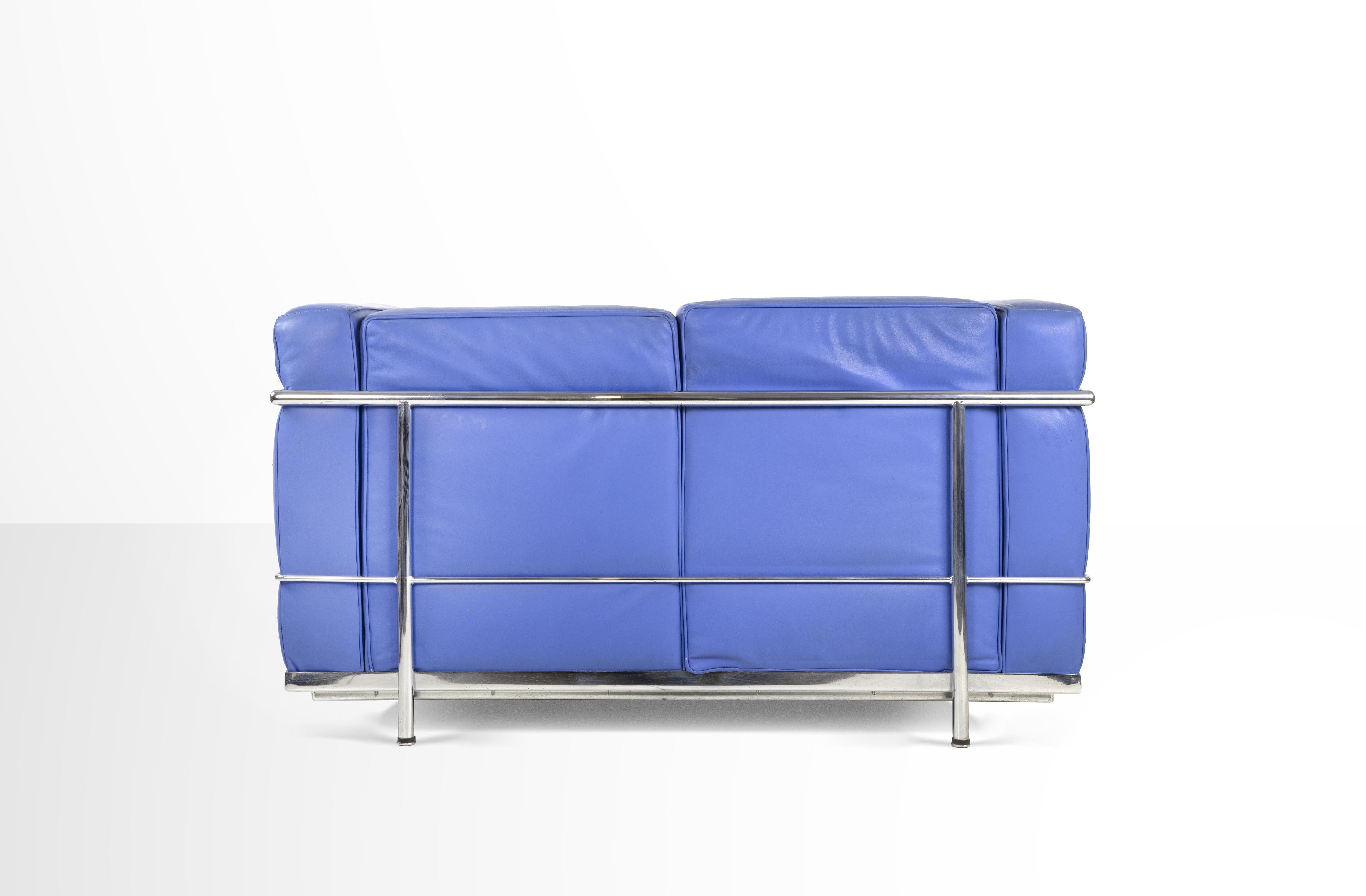 Canapé LC2 de Le Corbusier, Italie, années 1970 1