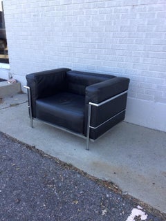 Vintage Lc3 Lounge Chair Corbusier Style