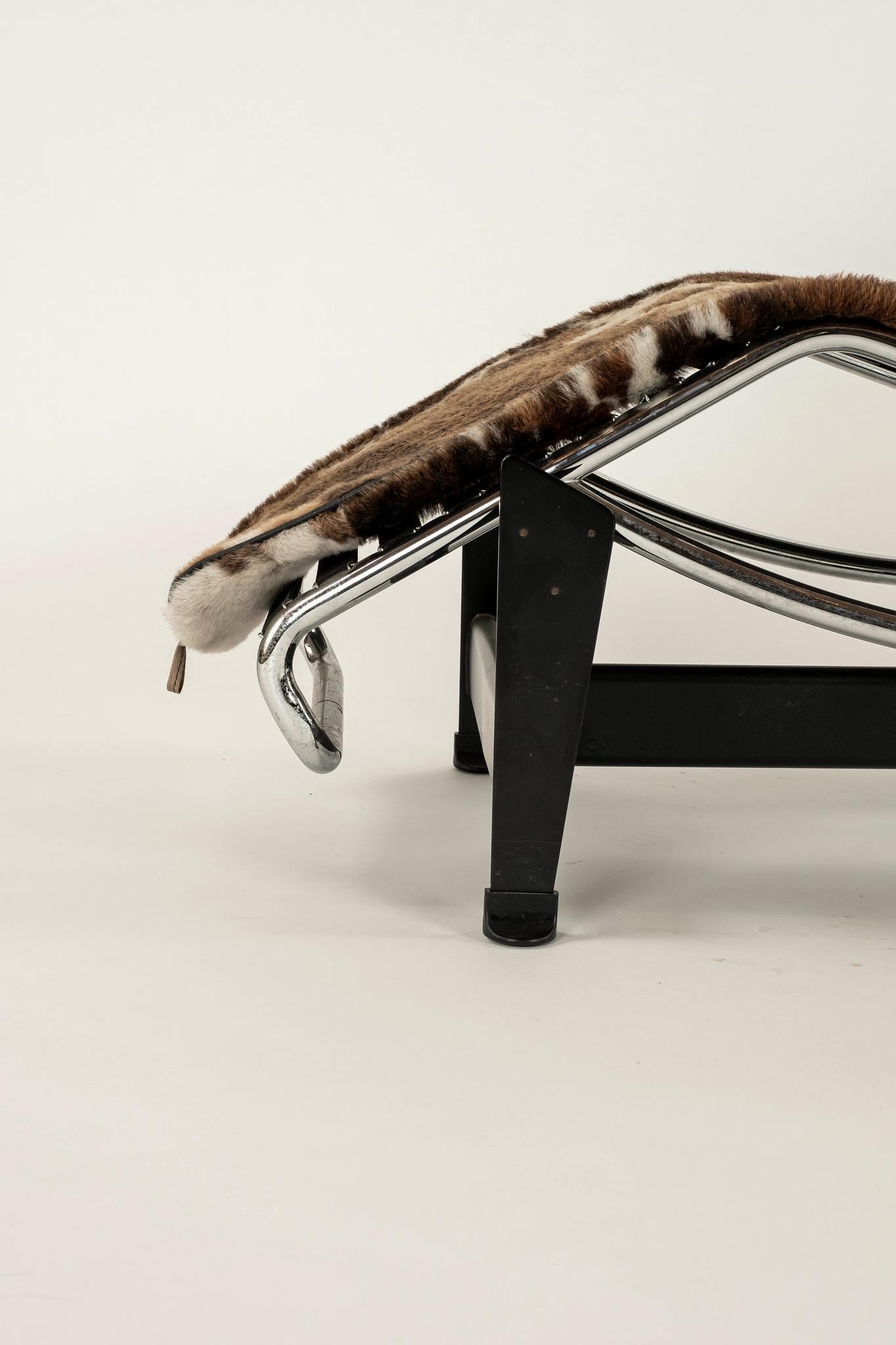Steel Vintage LC4 Chaise Lounge