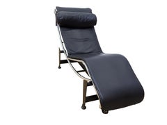 Vintage LC4 Le Corbusier Style Chaise Lounge