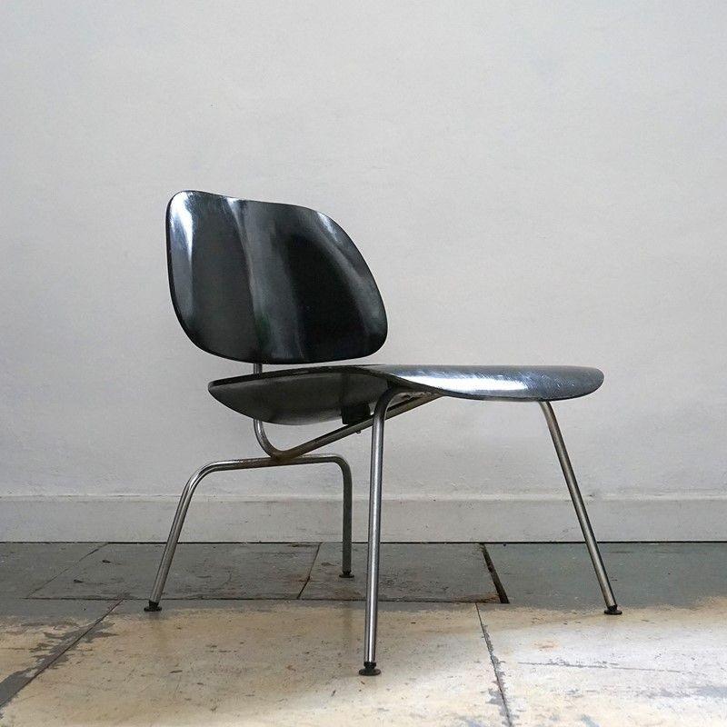 Vintage LCM Lounge Chair by Charles and Ray Eames for Herman Miller, c. 1950s In Good Condition For Sale In Bristol, GB