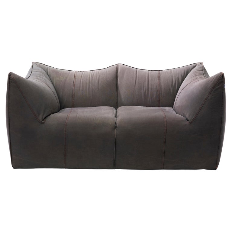 Vintage "Le Bambole" sofa by Mario Bellini for B&B Italia with custom fabric