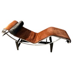 Chaise longue vintage Le Corbusier LC4 de Cassina