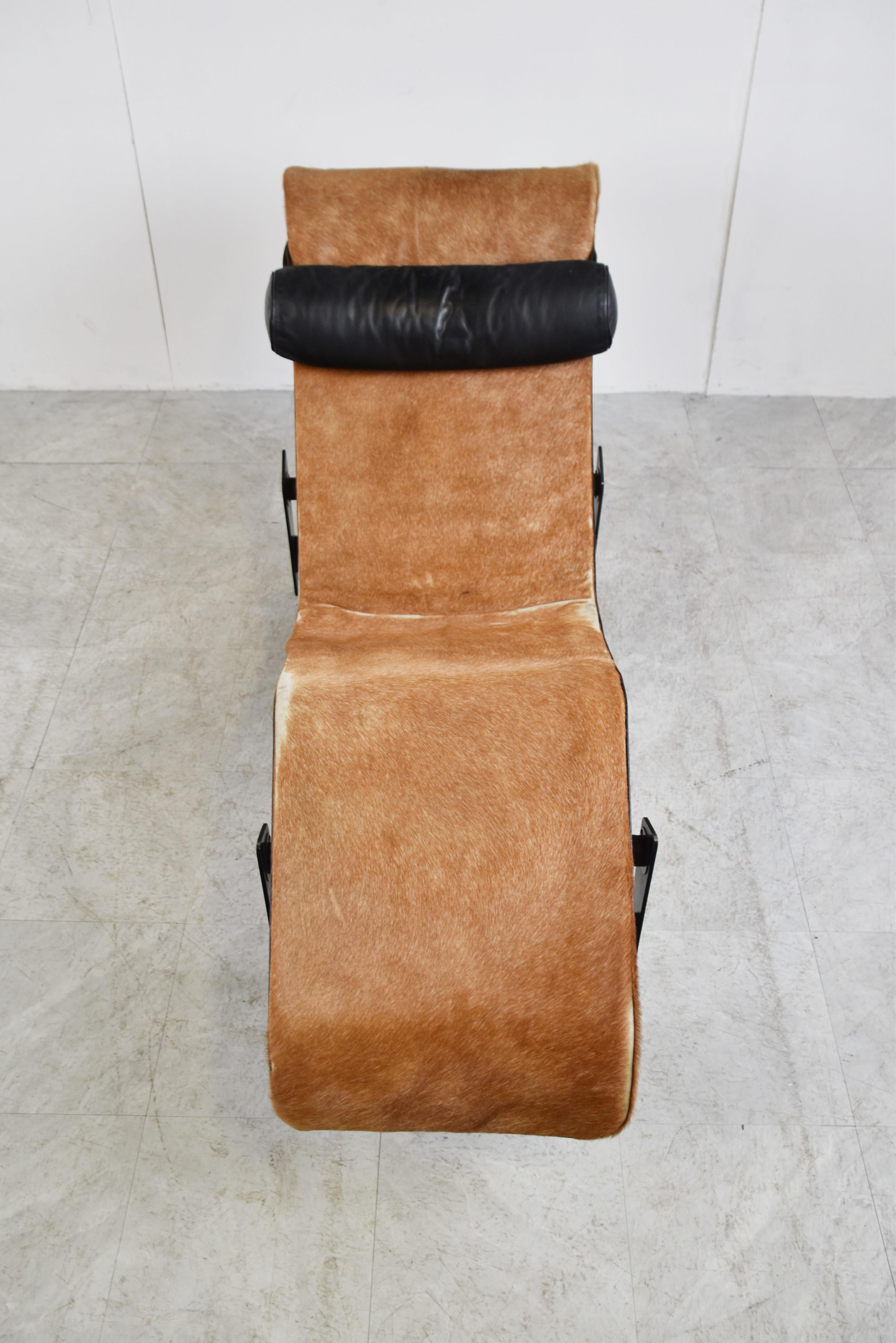 Vintage Le Corbusier LC4 Chaiselongue für Cassina, 1960er Jahre (Bauhaus)