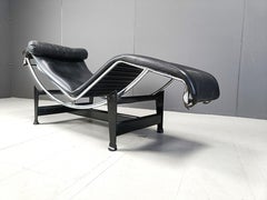 Vintage Le Corbusier LC4 chaise longue for Cassina, 1970s