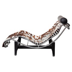Vintage Le Corbusier LC4 Chaise Lounge Chair:: 1970