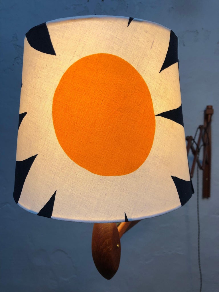 Vintage Le Klint Scissor Lamp in Teak from the 1950s For Sale at 1stDibs