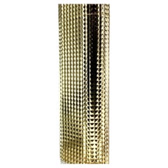 Accendino Le Must de Cartier placcato in oro 18k con taglio a piramide, circa 1980