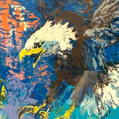 Vintage le Roi Neiman Serigraph “American Bald Eagle” Signed