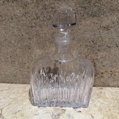 Vintage Lead Crystal Decanter Style of Atlantis