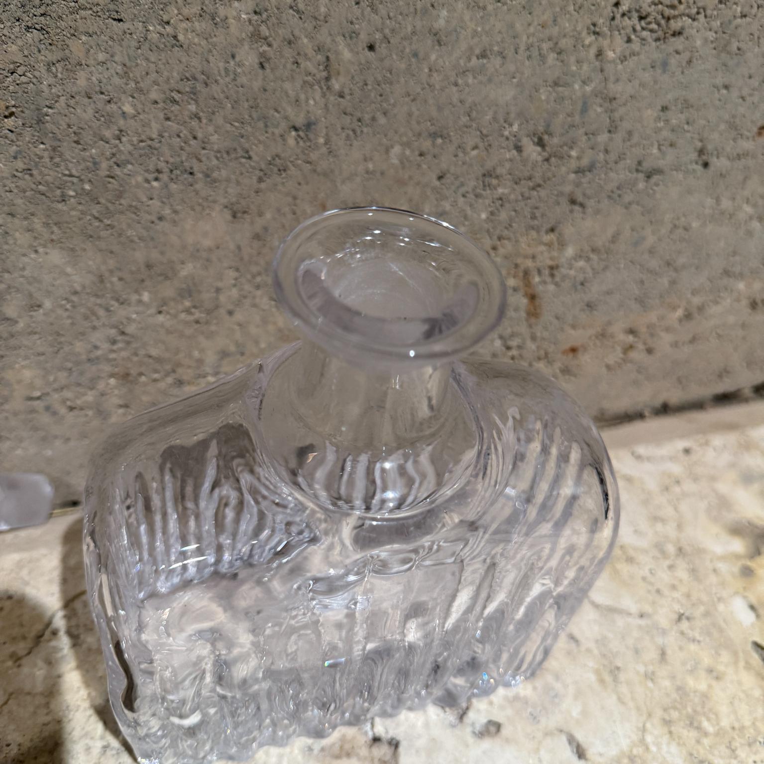 Decantador Vintage de Cristal de Plomo Estilo Atlántida en venta 2