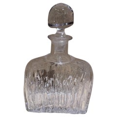 Decantador Vintage de Cristal de Plomo Estilo Atlántida