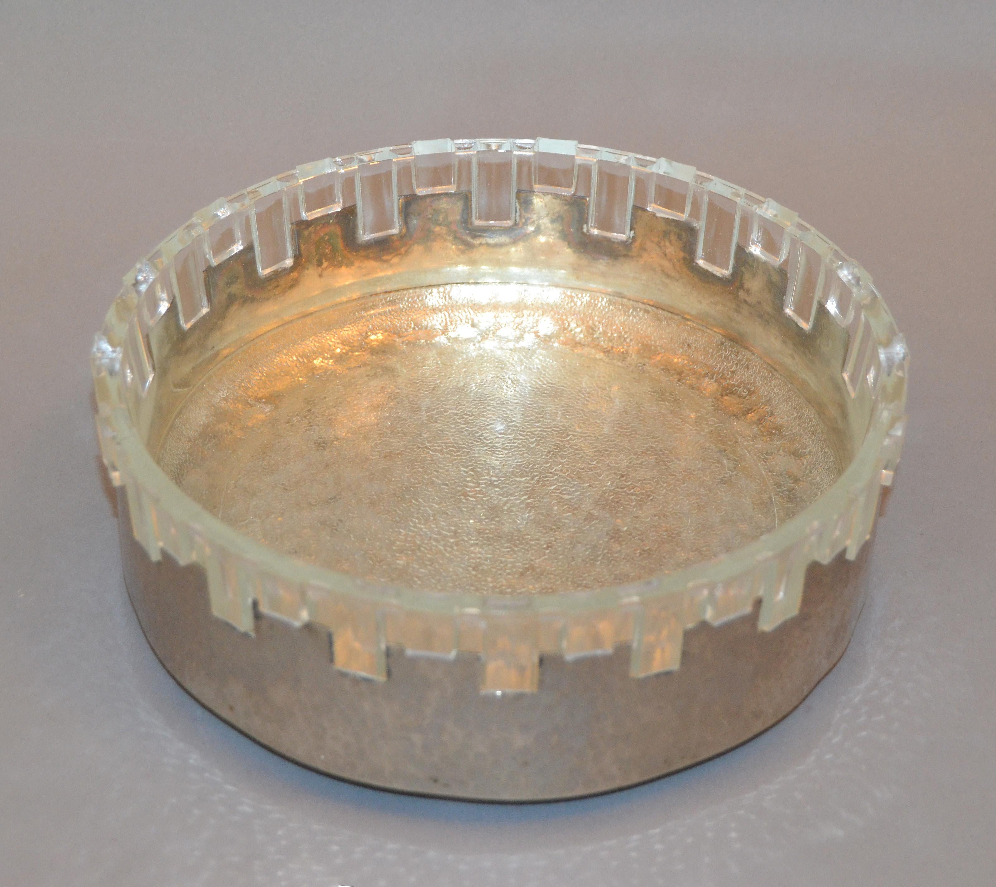 decorative metal bowl