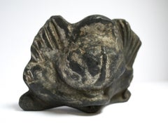 Vintage Lead Dolphin Fountain Head