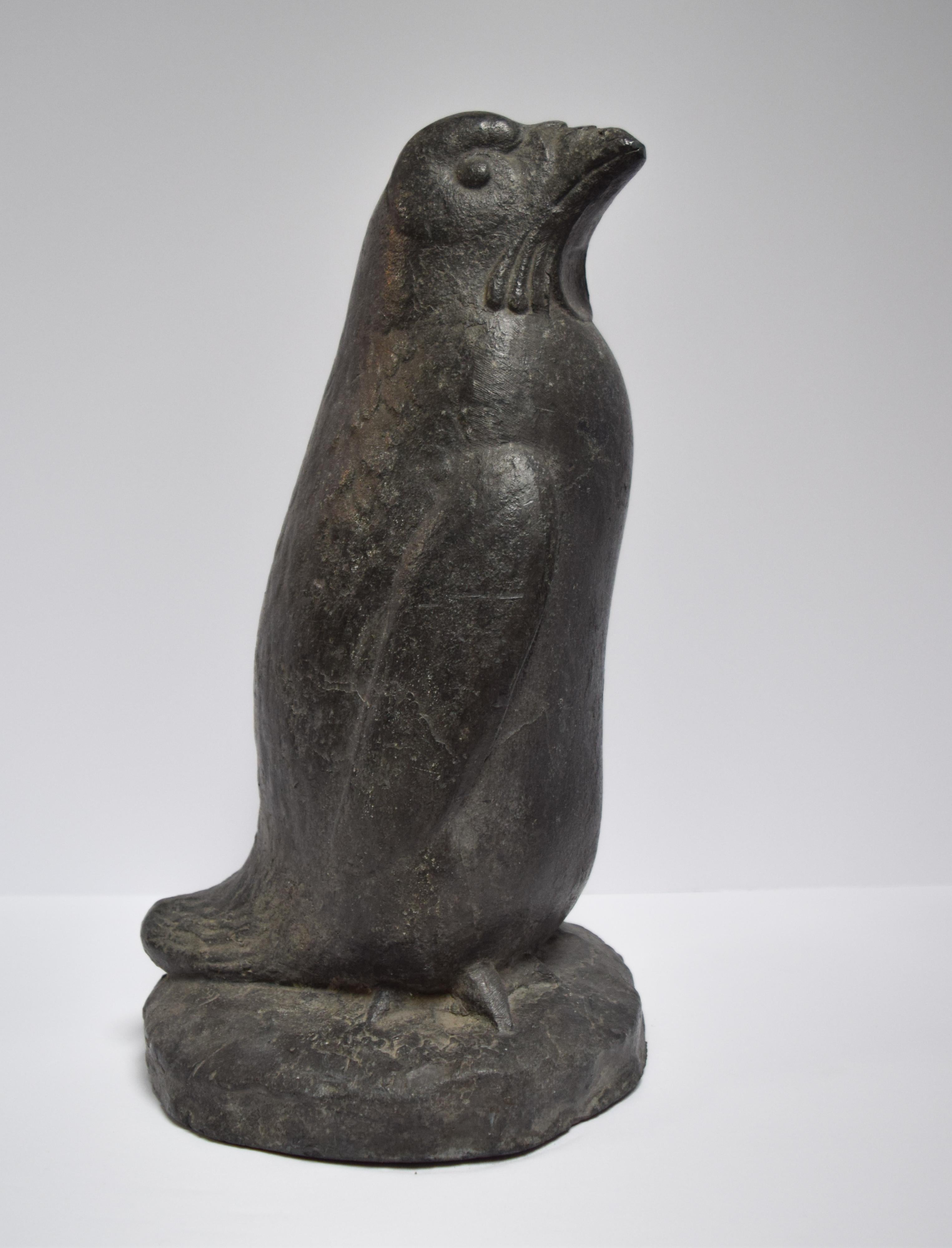 In 1895, Belle Isle in Detroit was home to many animals of the Detroit Zoo. Despite efforts to revive the zoo that housed over 150 animals, the zoo was closed down in the early 2000s. This lead penguin is a memento from the incredible architecture