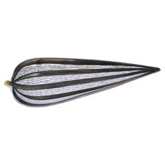 Vintage Leaf Shaped Serving Dish Faience, Stig Lindberg, Gustavsbergs Studio