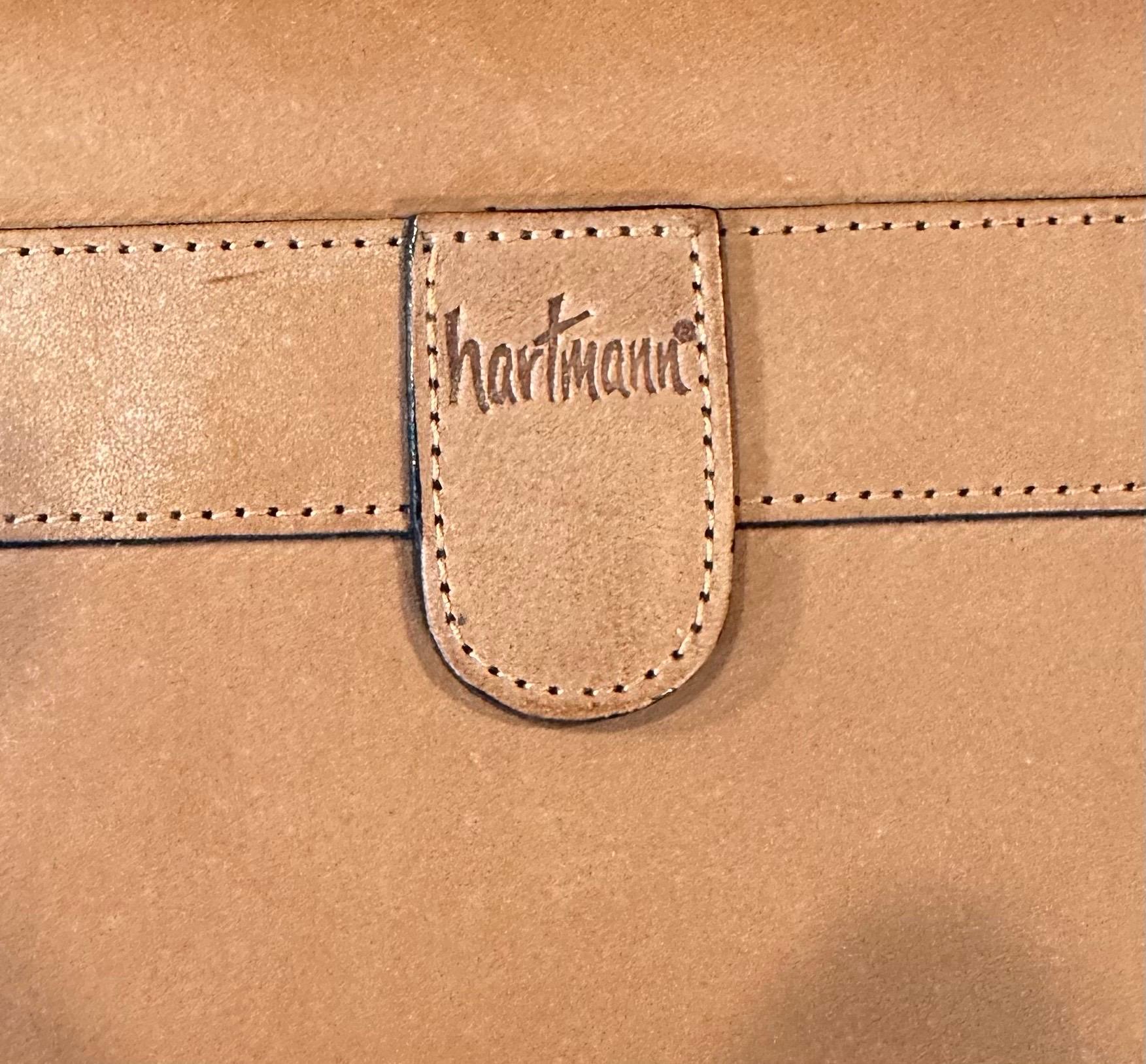 Paper Vintage Leather Address / Phone Book with Box by Hartmann For Sale