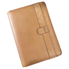 Rubrica in pelle vintage con scatola di Hartmann