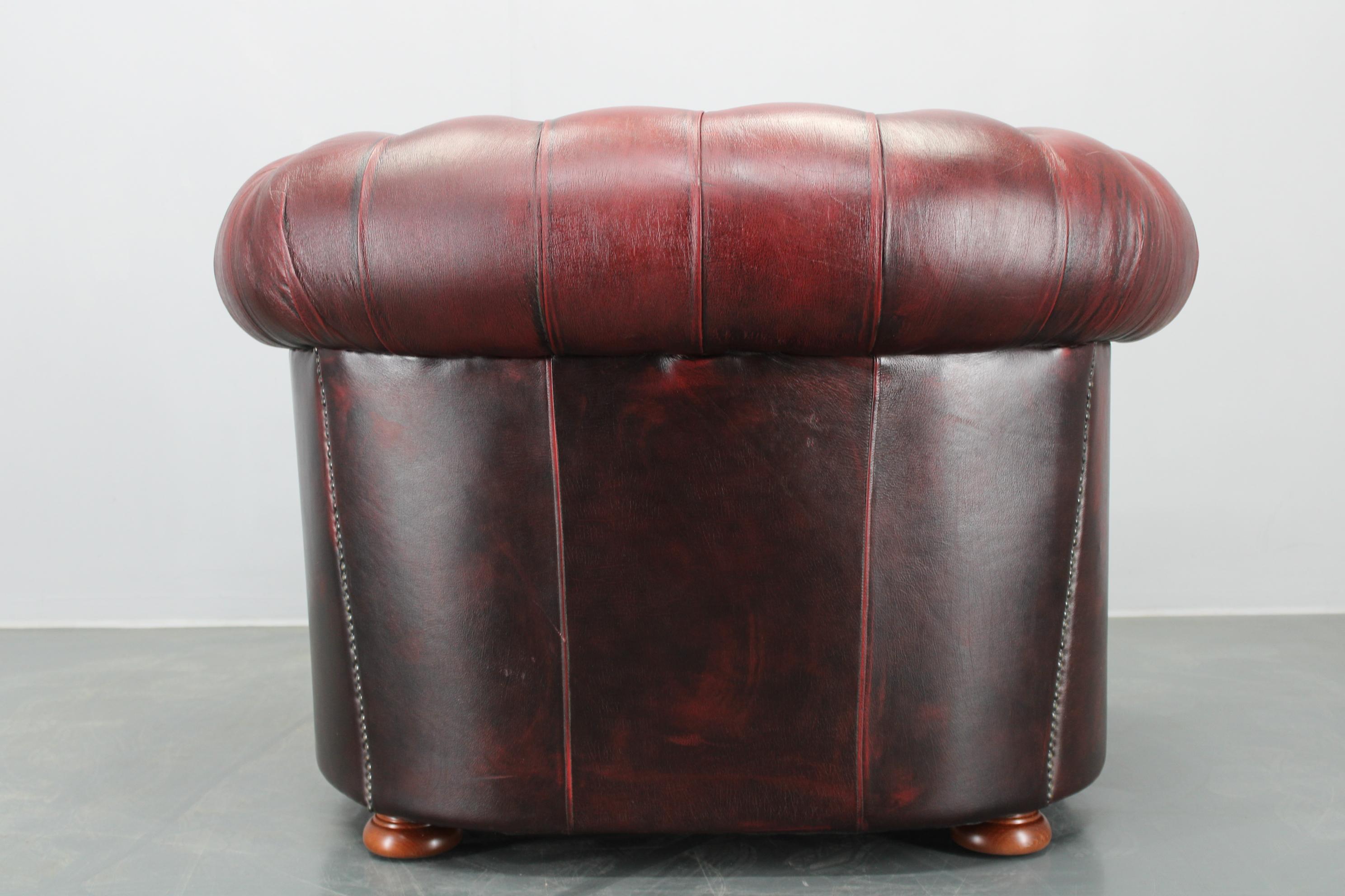 Vintage Leather Armchair, Czechoslovakia For Sale 6