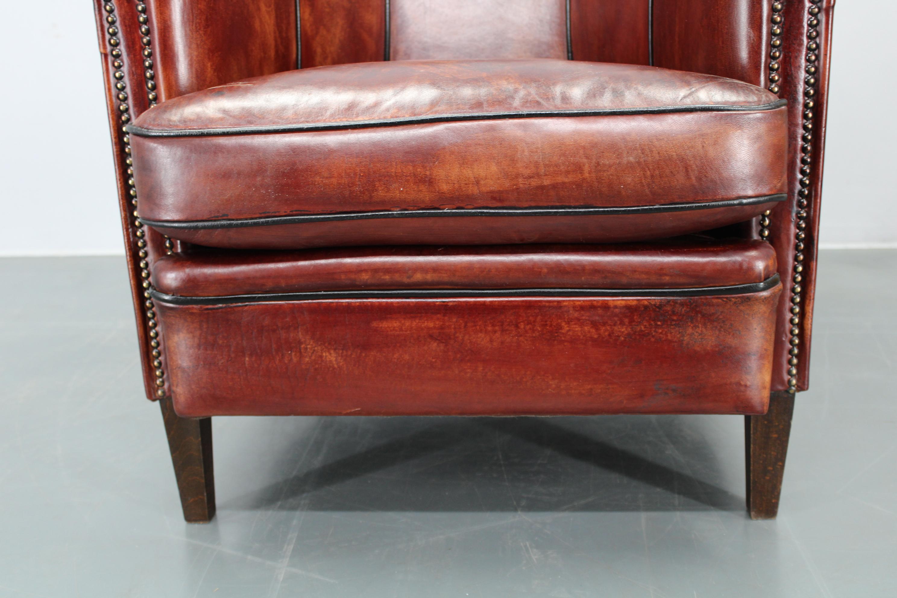 Vintage Leather Armchair, Czechoslovakia For Sale 10