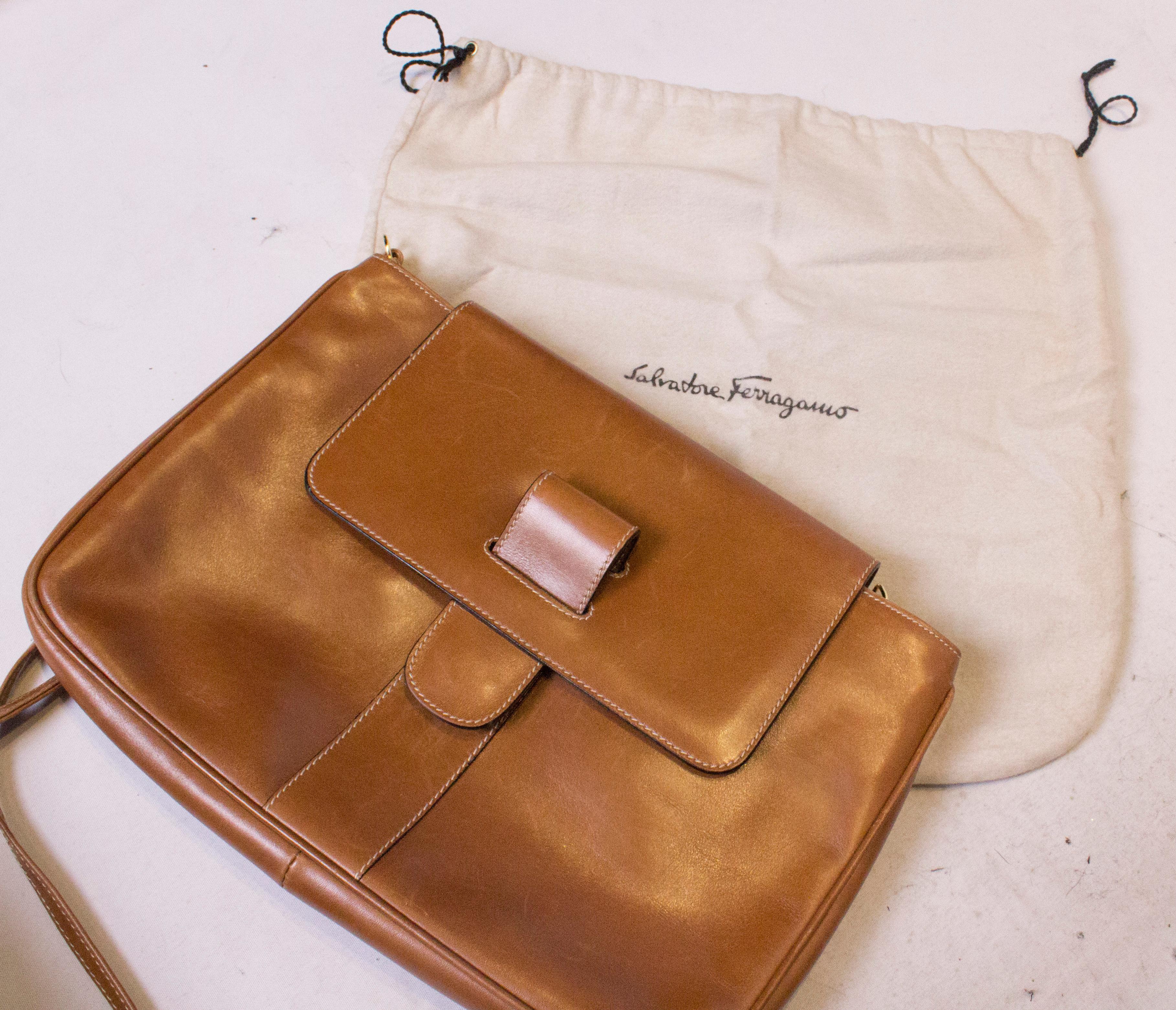 Vintage Leather Bag by Ferragamo 1
