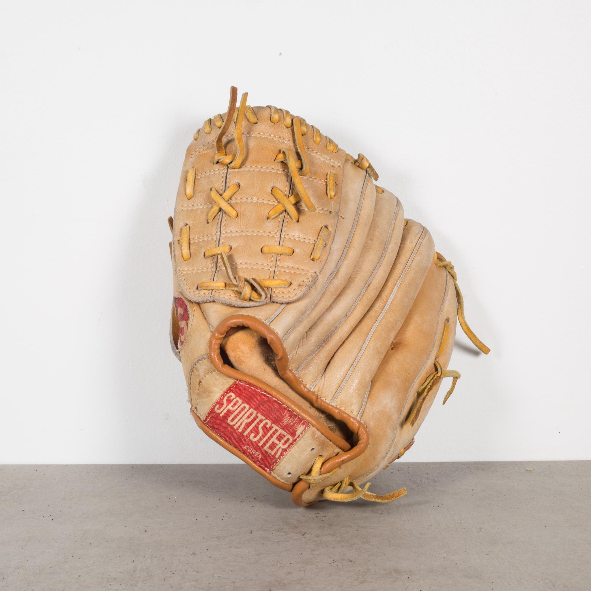 Vintage Leather Baseball Mitts C.1940Price Per Piece For Sale at 1stDibs