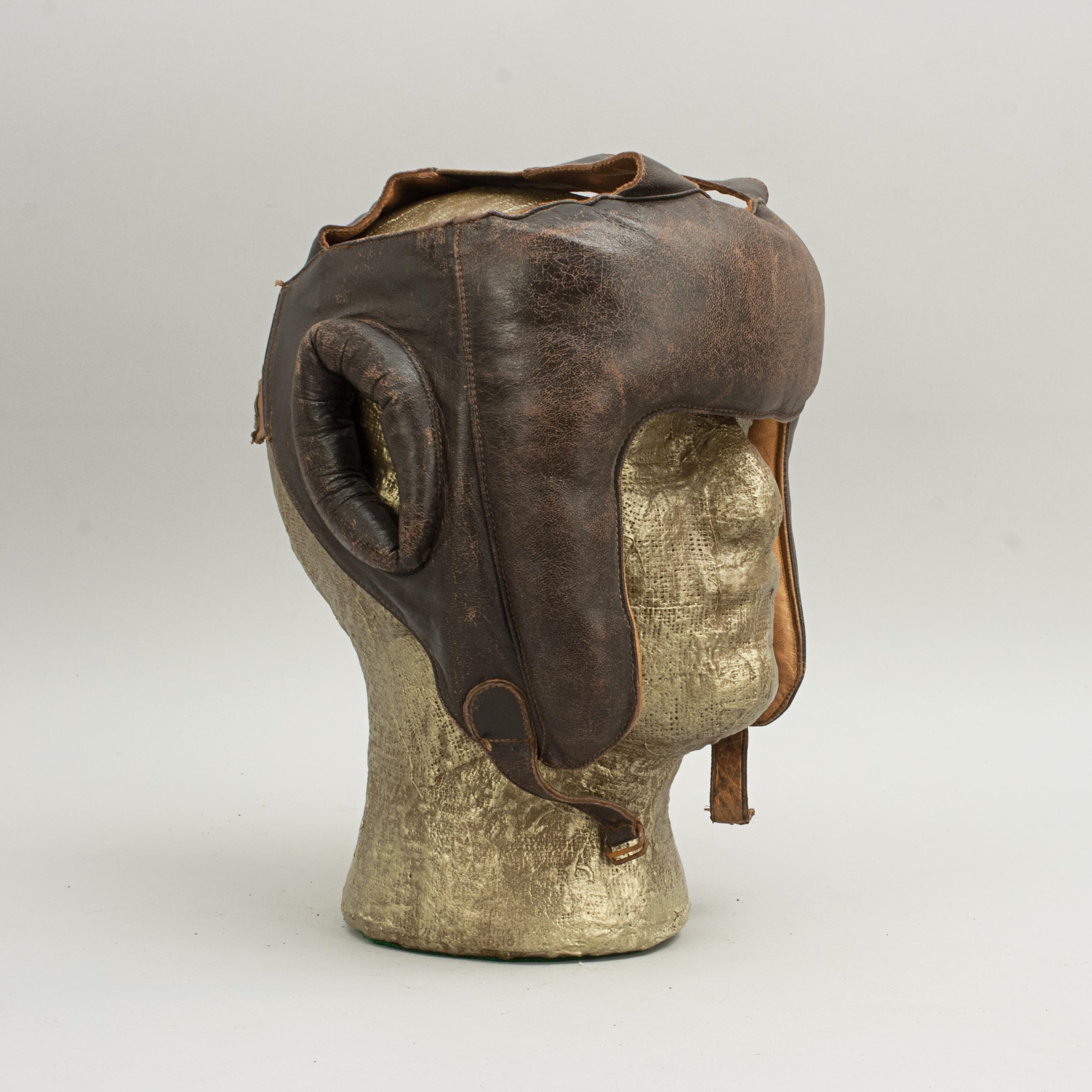 vintage boxing headgear