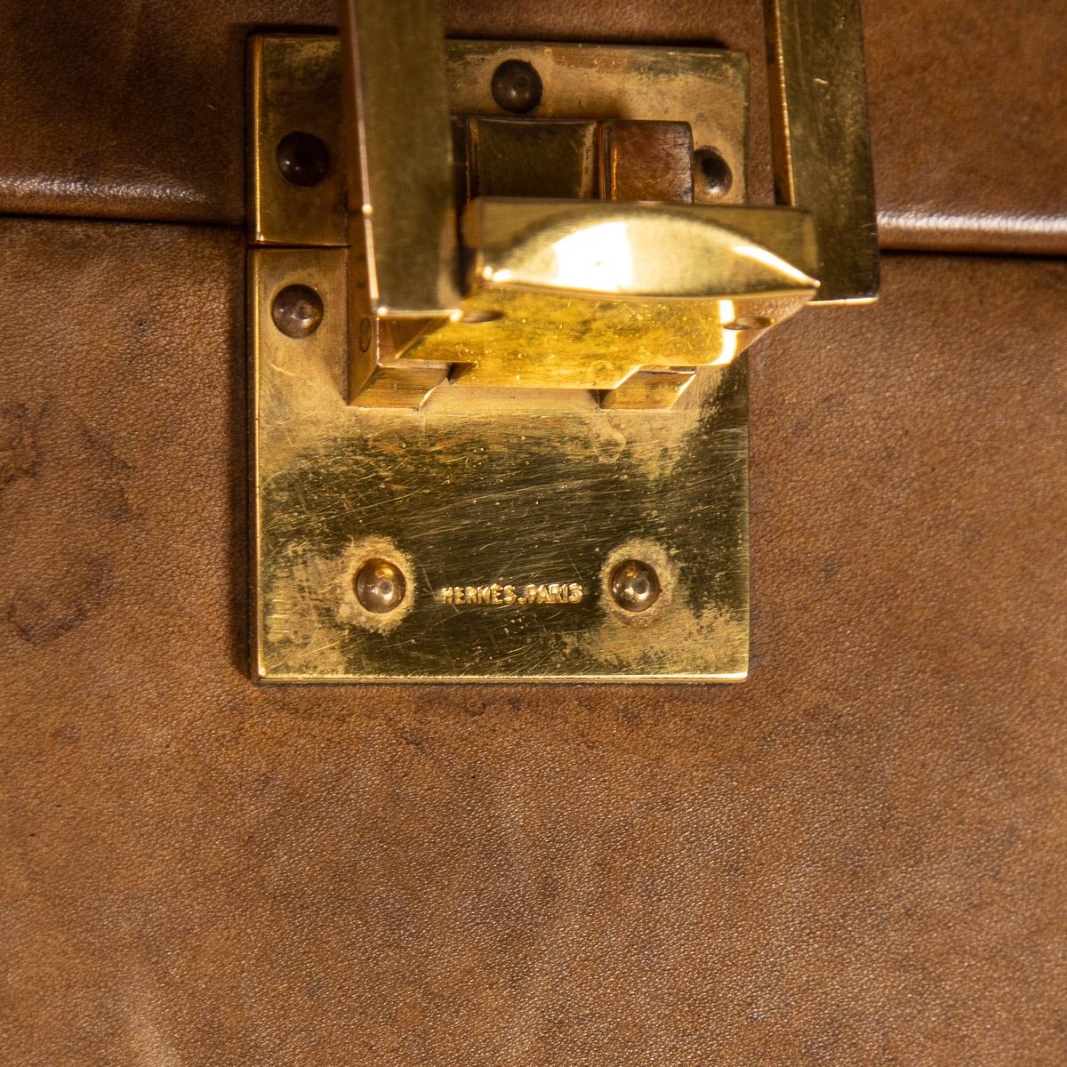 Vintage Leather Briefcase By Hermes, Paris, с.1950 7