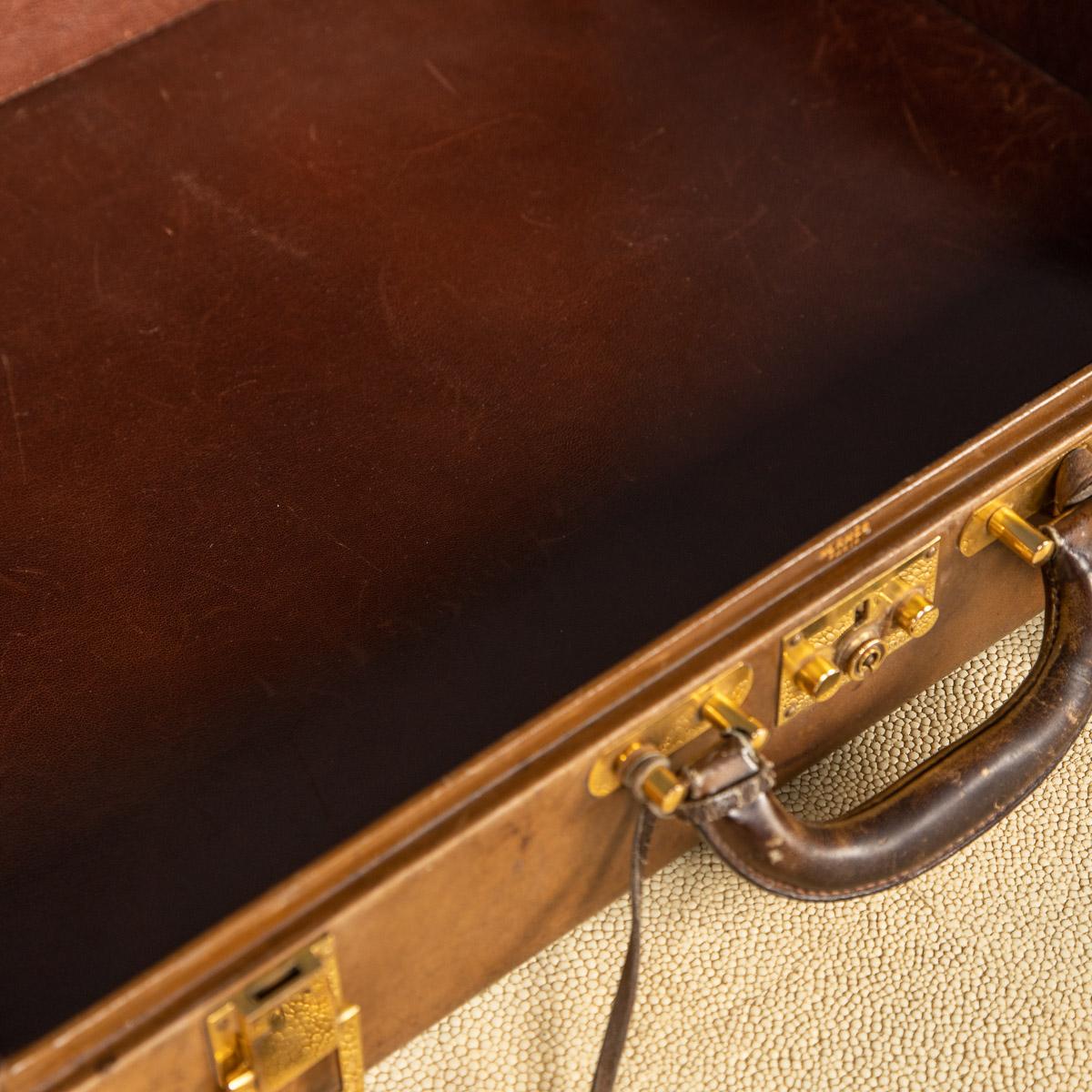 Vintage Leather Briefcase By Hermes, Paris, с.1950 11