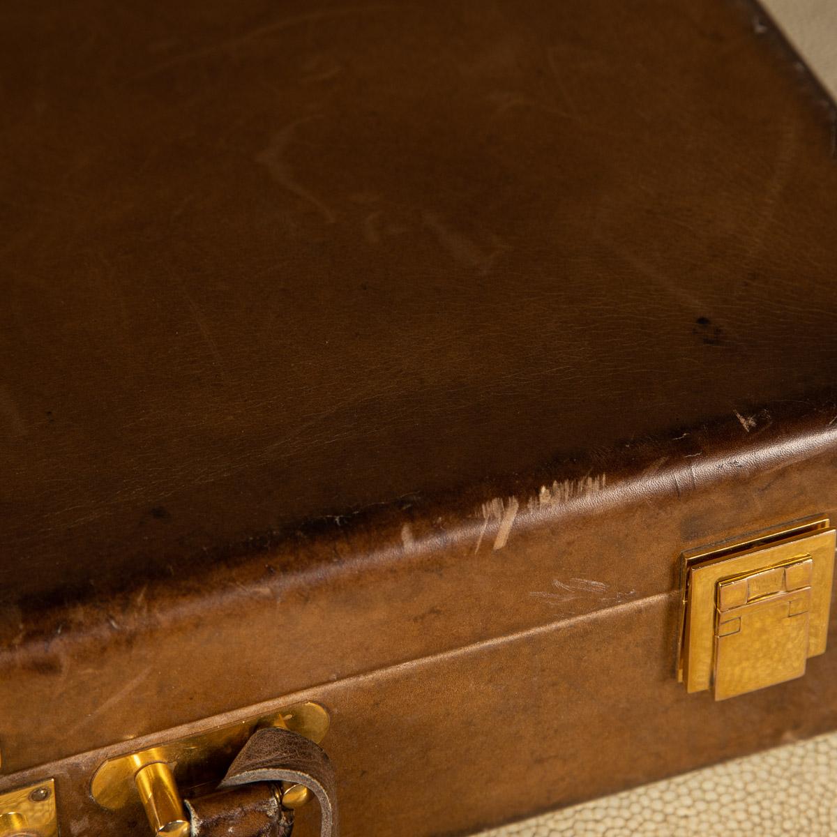 Vintage Leather Briefcase By Hermes, Paris, с.1950 3