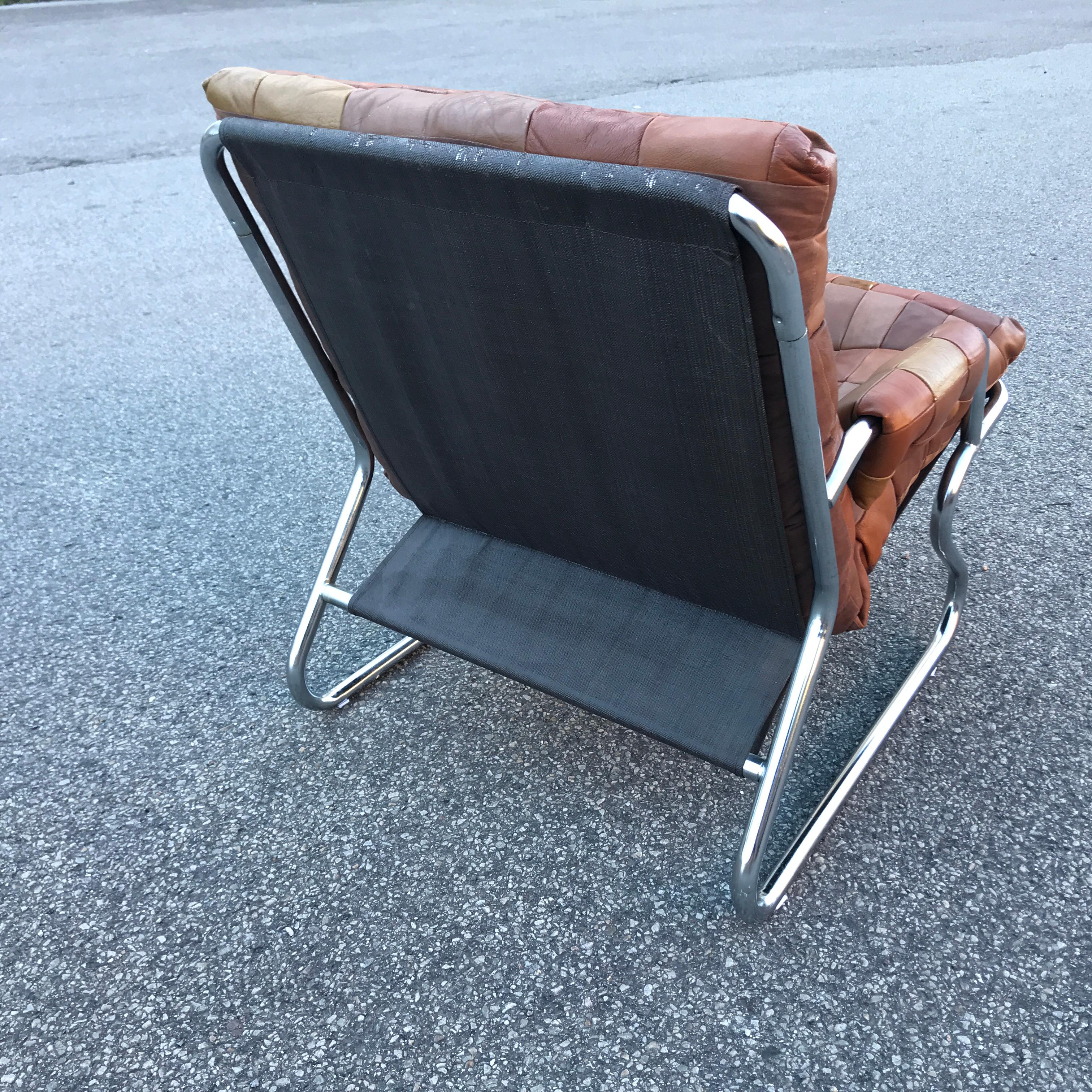 Mid-Century Modern Vintage Leather Chair from 1970s