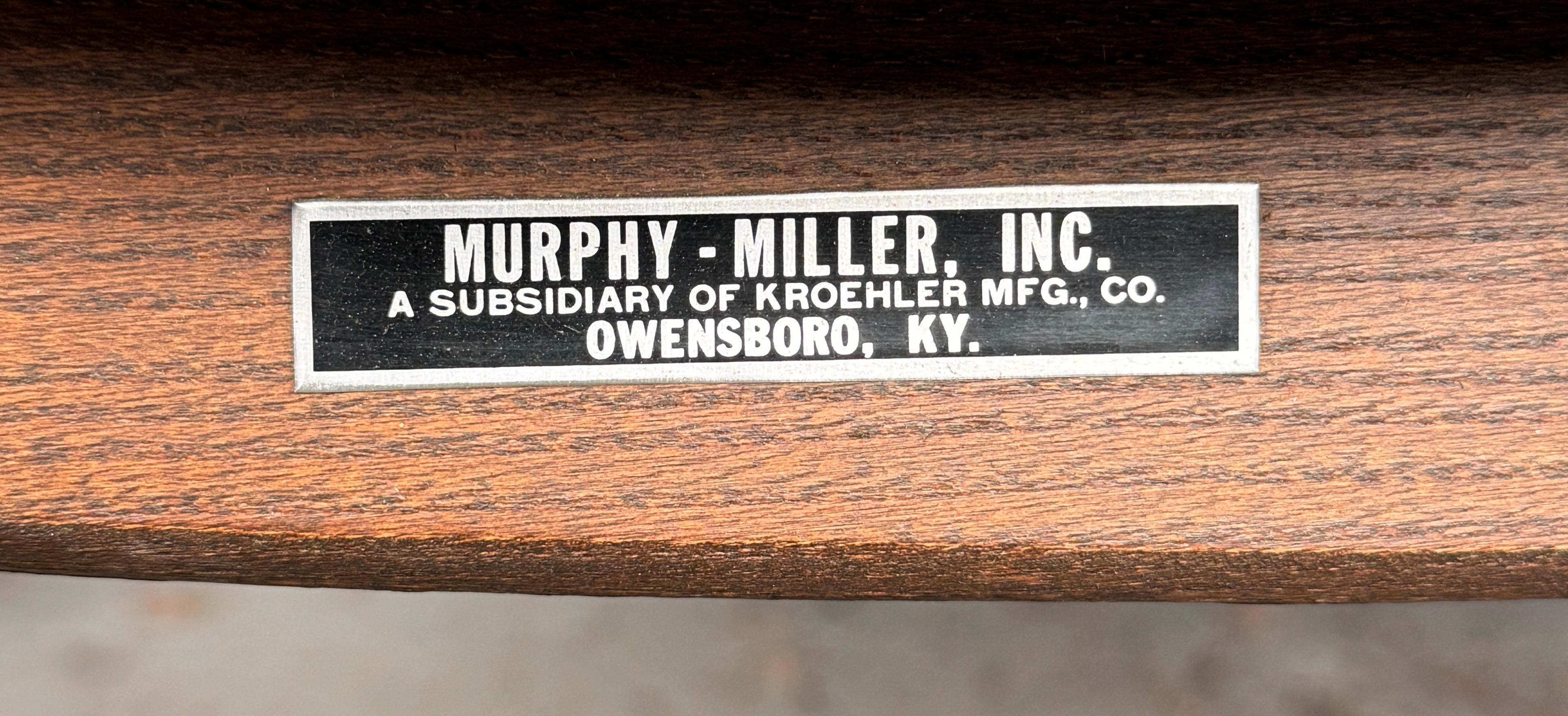 Vintage Leather Chairs By Murphy Miller For Kroehler Furniture For Sale 11