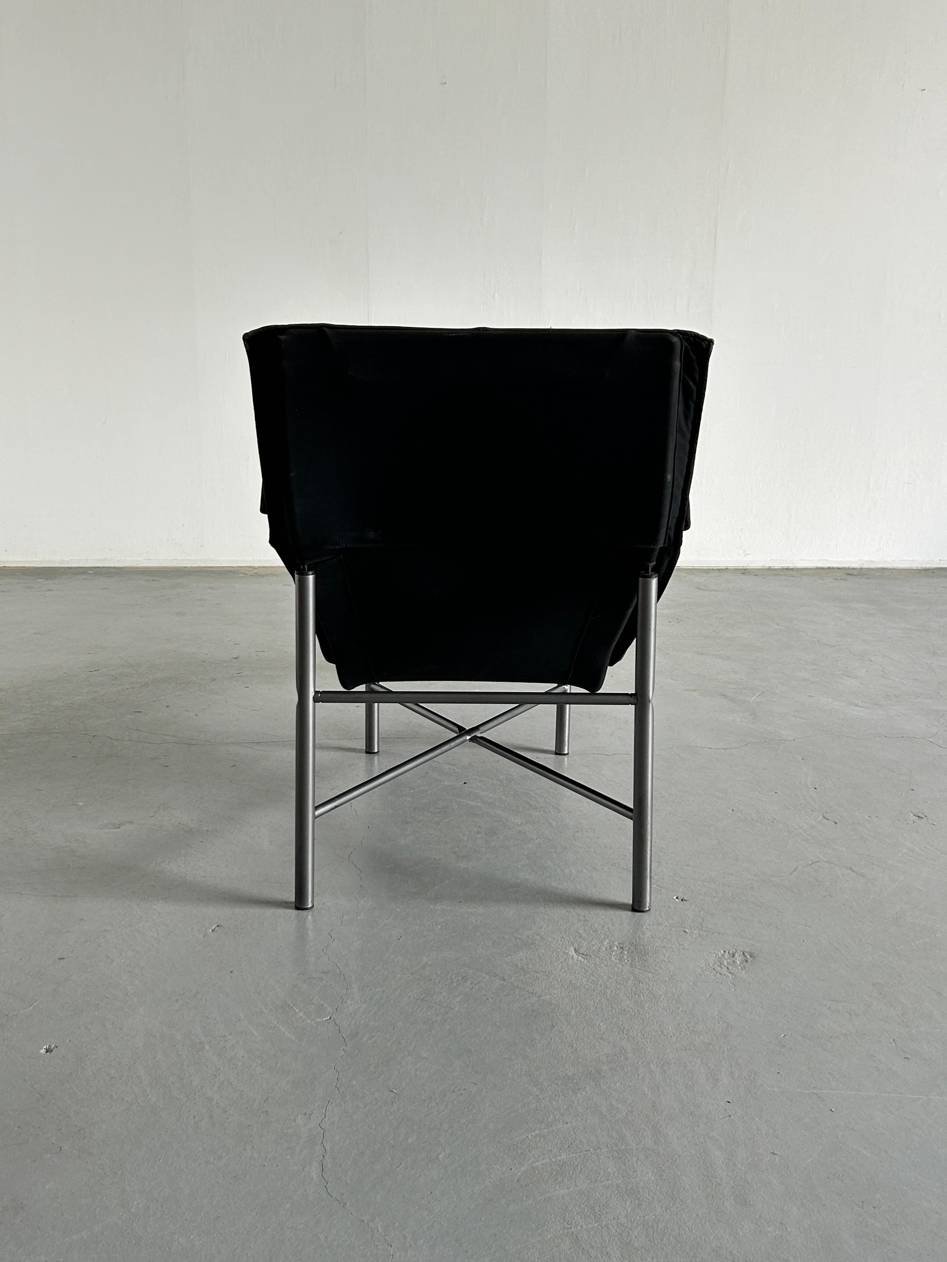 Vintage Leather Chaise Longue, Daybed by Tord Bjorklund for Ikea, Sweden, 1980s 5