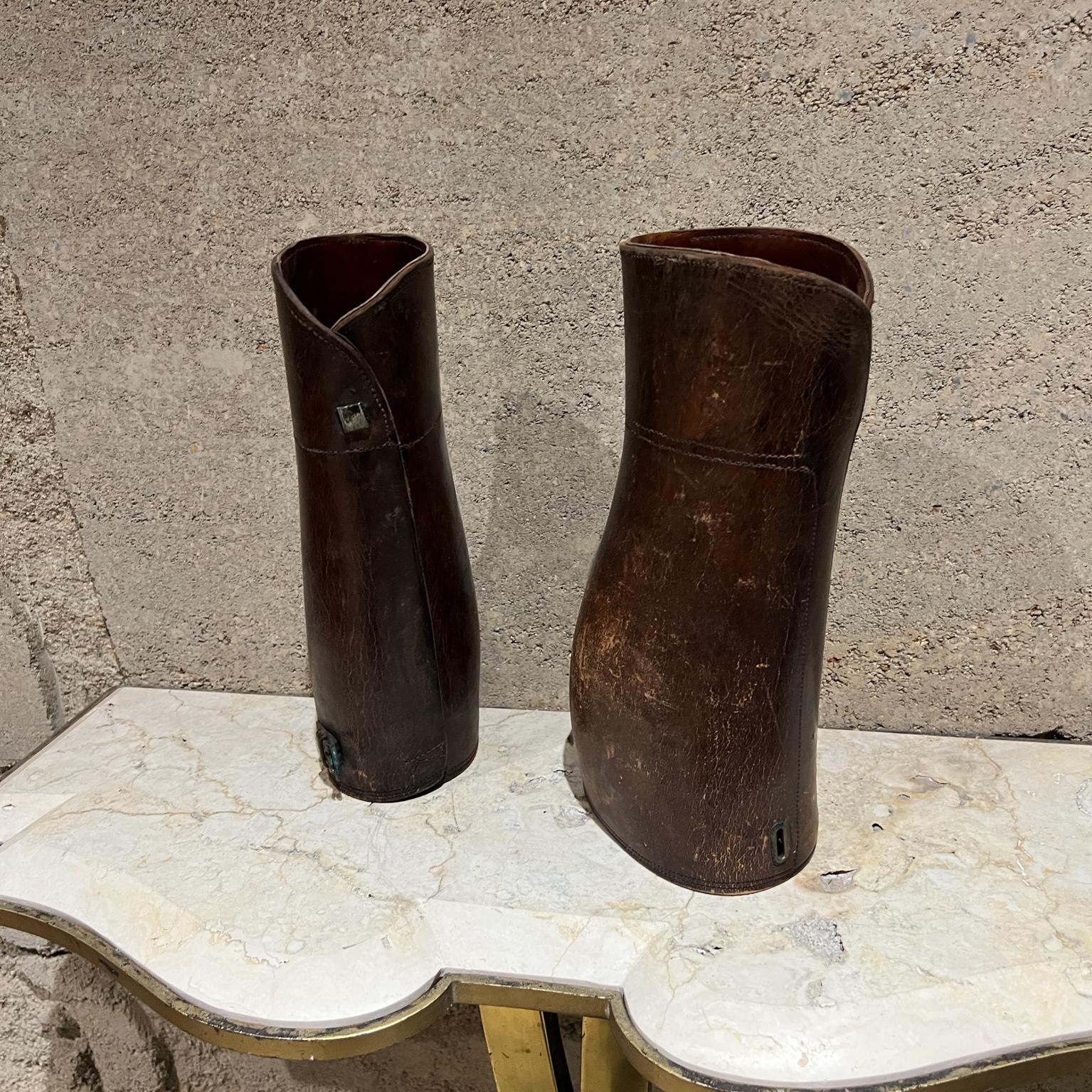 Vintage Lederkappen Pferd Reiter Gaiters aus Leder im Zustand „Gut“ im Angebot in Chula Vista, CA