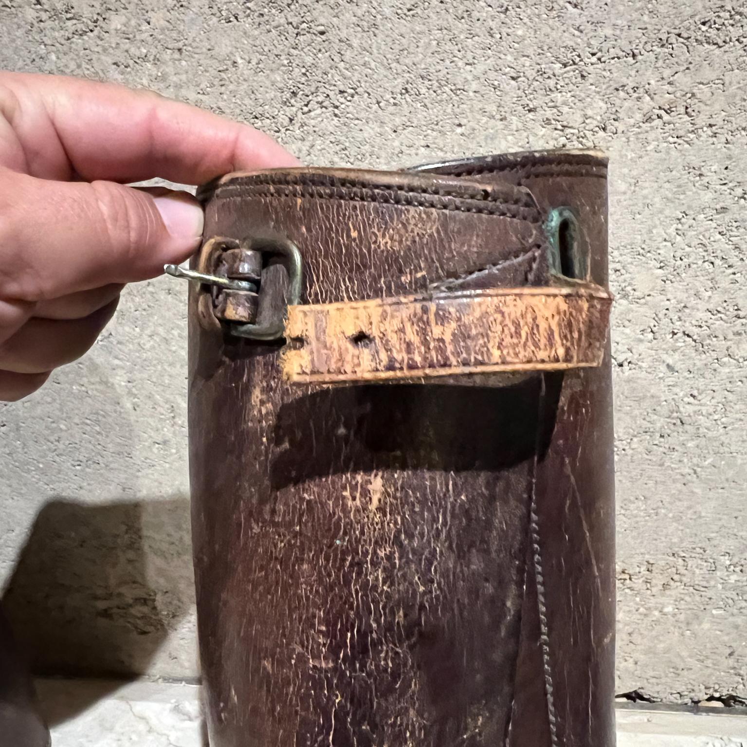 Vintage Lederkappen Pferd Reiter Gaiters aus Leder im Angebot 3