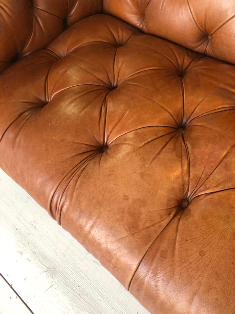 Vintage Leather Chesterfield 6