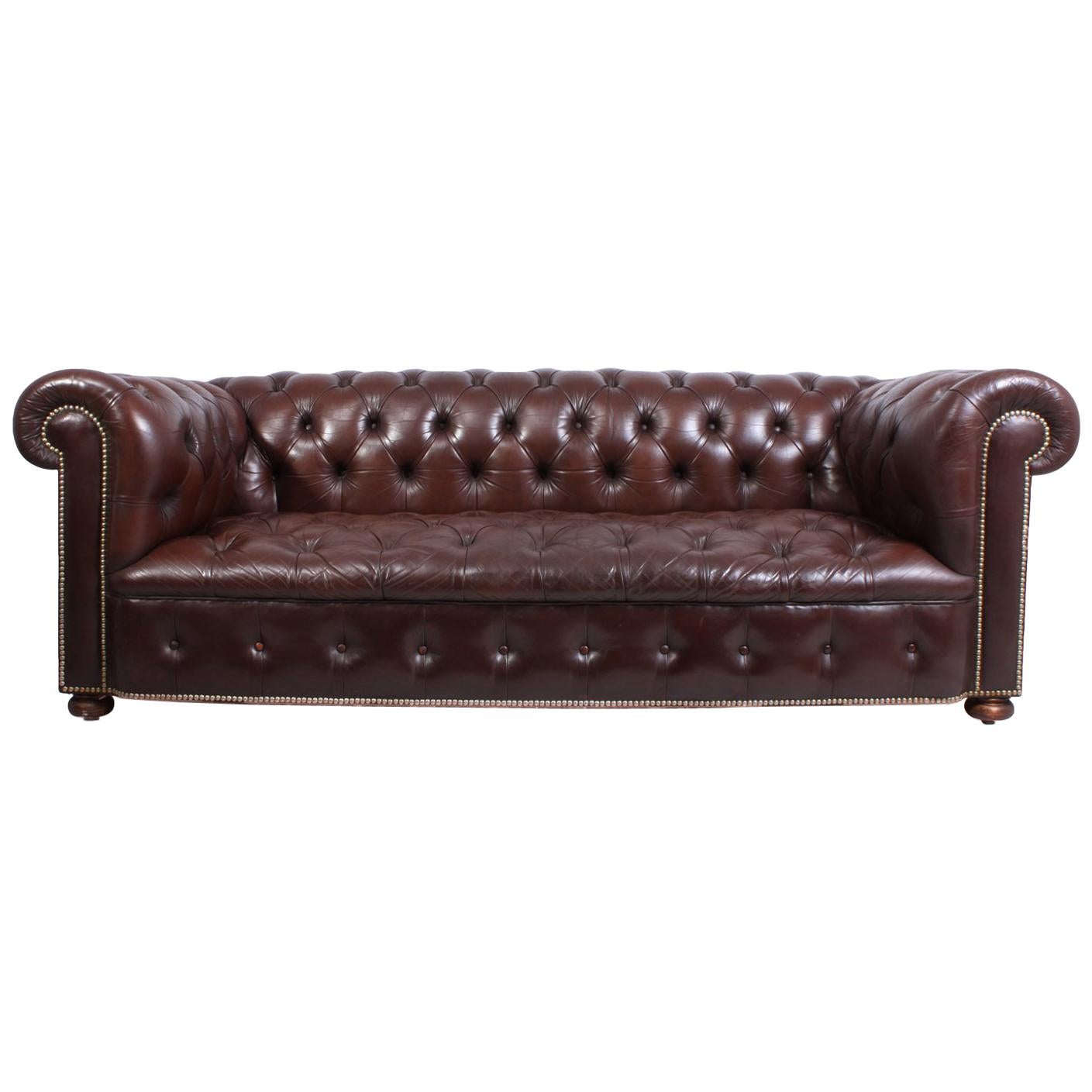 Vintage Leather Chesterfield