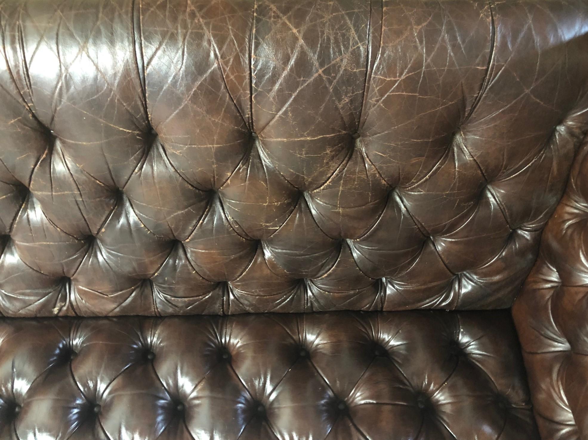 Vintage Leather Chesterfield Sofa For Sale at 1stDibs | vintage leather ...