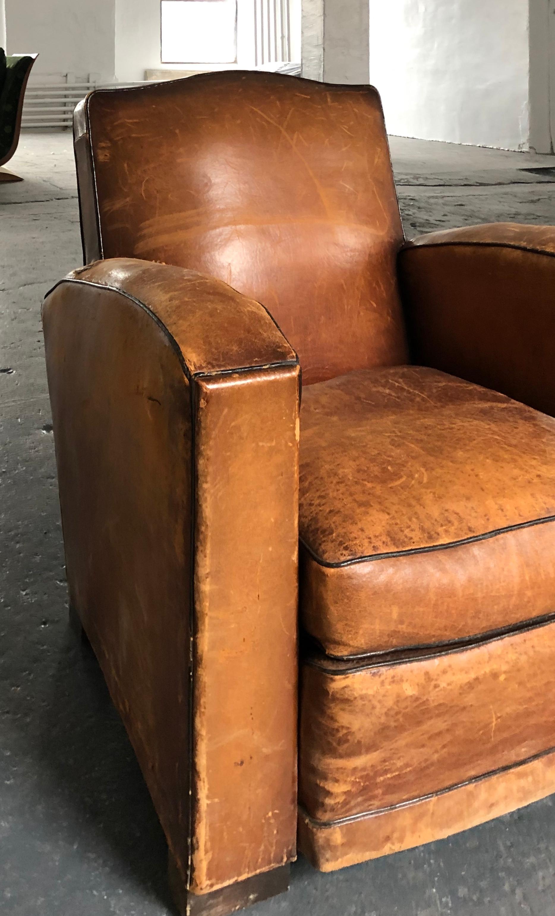 vintage club chair